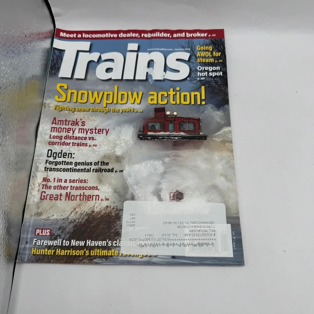 Trains Magazine Full Year 2019 Collection 12 Issues Railroading History Multi